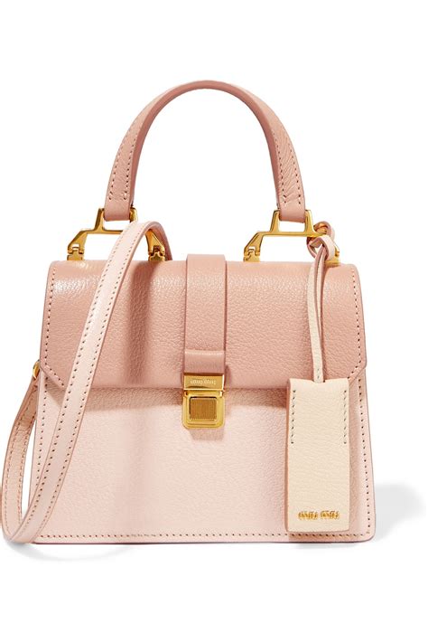 miu miu madras bag|Miu Miu Madras Leather Shoulder Bag .